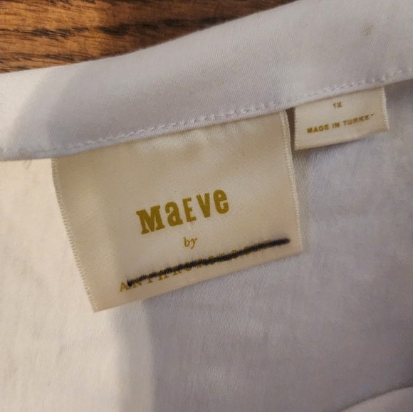 NWOT Maeve by Anthropologie Puff Sleeve Mini Dress - Picture 7 of 11